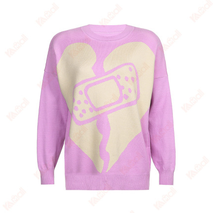 purple sweater